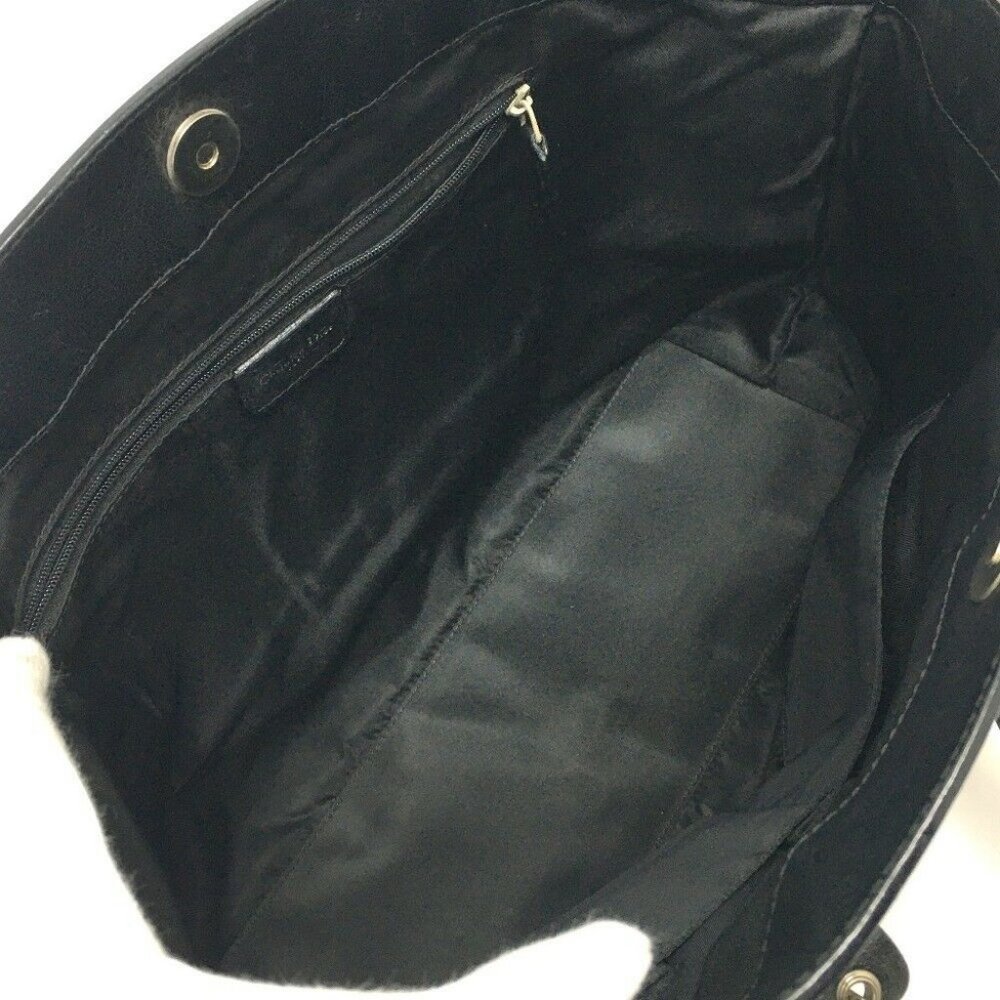 DIOR Flower Embroidery Trotter Shoulder Tote Bag L - Picture 4 of 10